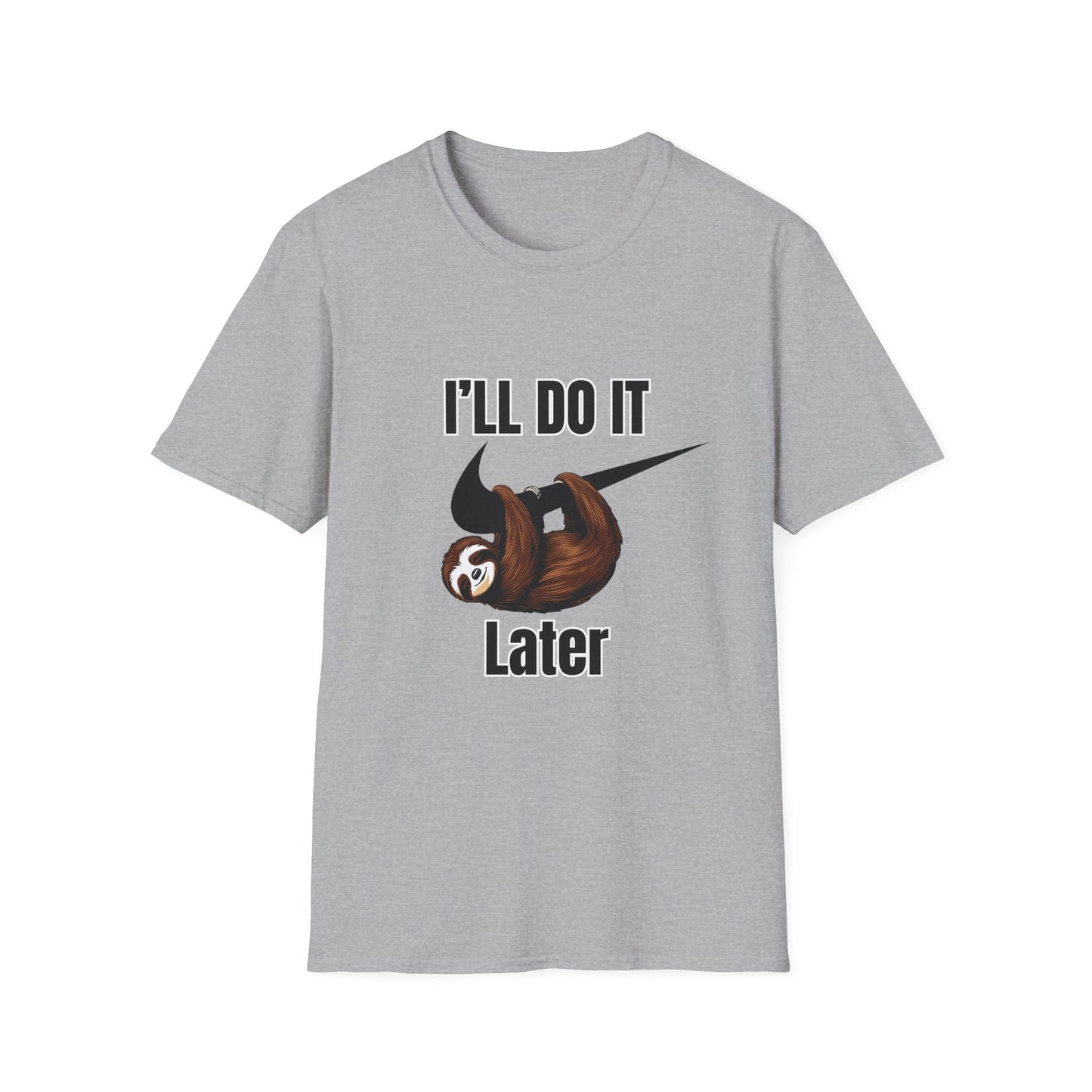 Camiseta con humor de perezoso - Amantes de la procrastinación