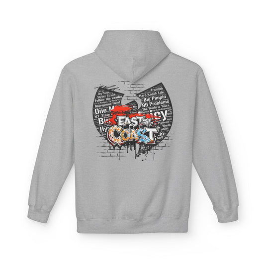 East Coast Rap Hoodie featuring an original design inspired by authentic east coast rap culture and hip hop energy. Perfect for casual outings, urban style, and relaxed hangouts.