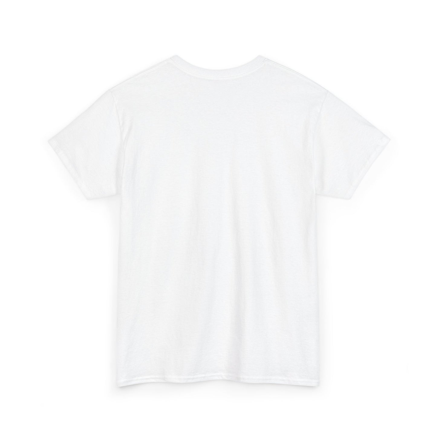 Unisex heavy cotton t-shirt featuring a Dali-inspired melted clock in the "O" of "Mondays [Mood]." This funny retro tee blends surreal art with vintage style, making it a perfect conversation starter for anyone who loves quirky humor and unique aesthetic design.